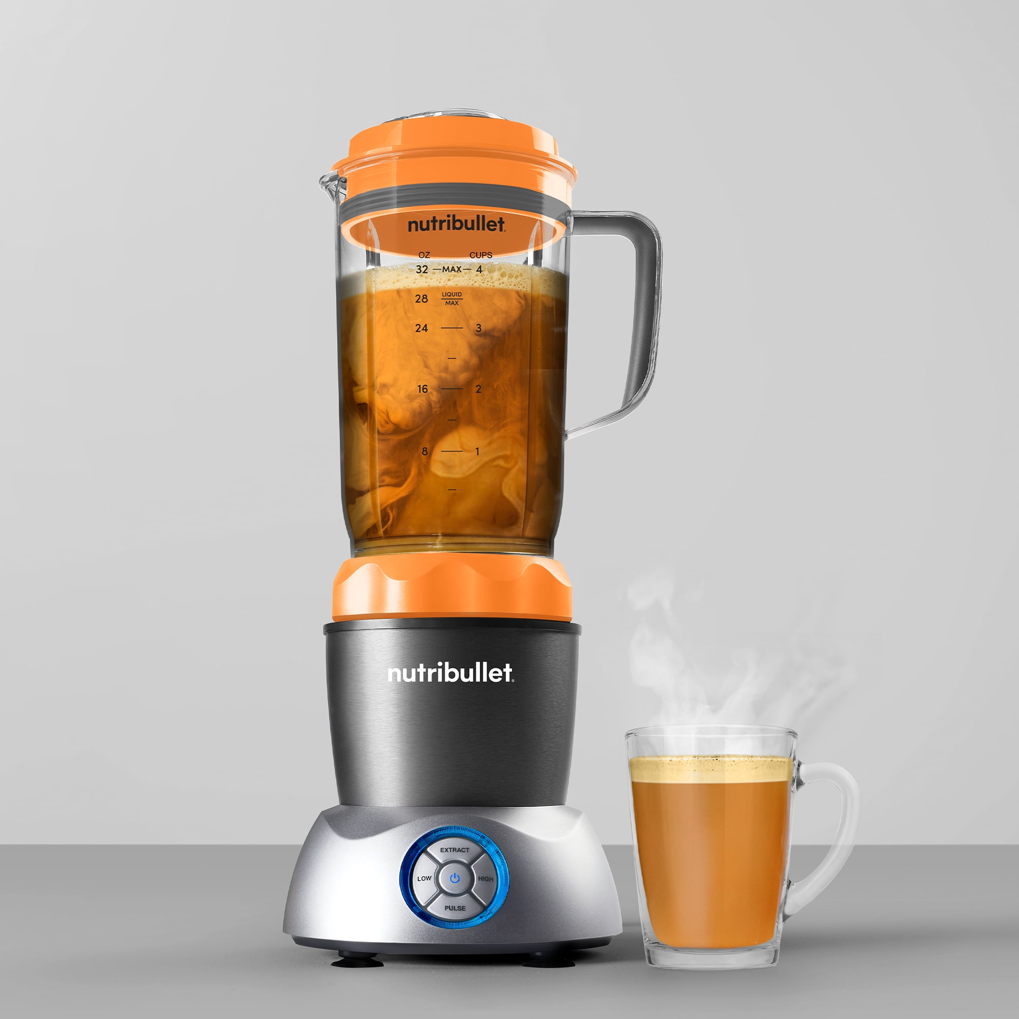 Nutribullet Select Blender with Versatile Controls Orange 1000 Watts Cold or Hot Foods