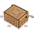 thumbnail image 5 of Wood Music Boxes - Vintage Wooden Sunshine Musical Box Gifts, 5 of 5