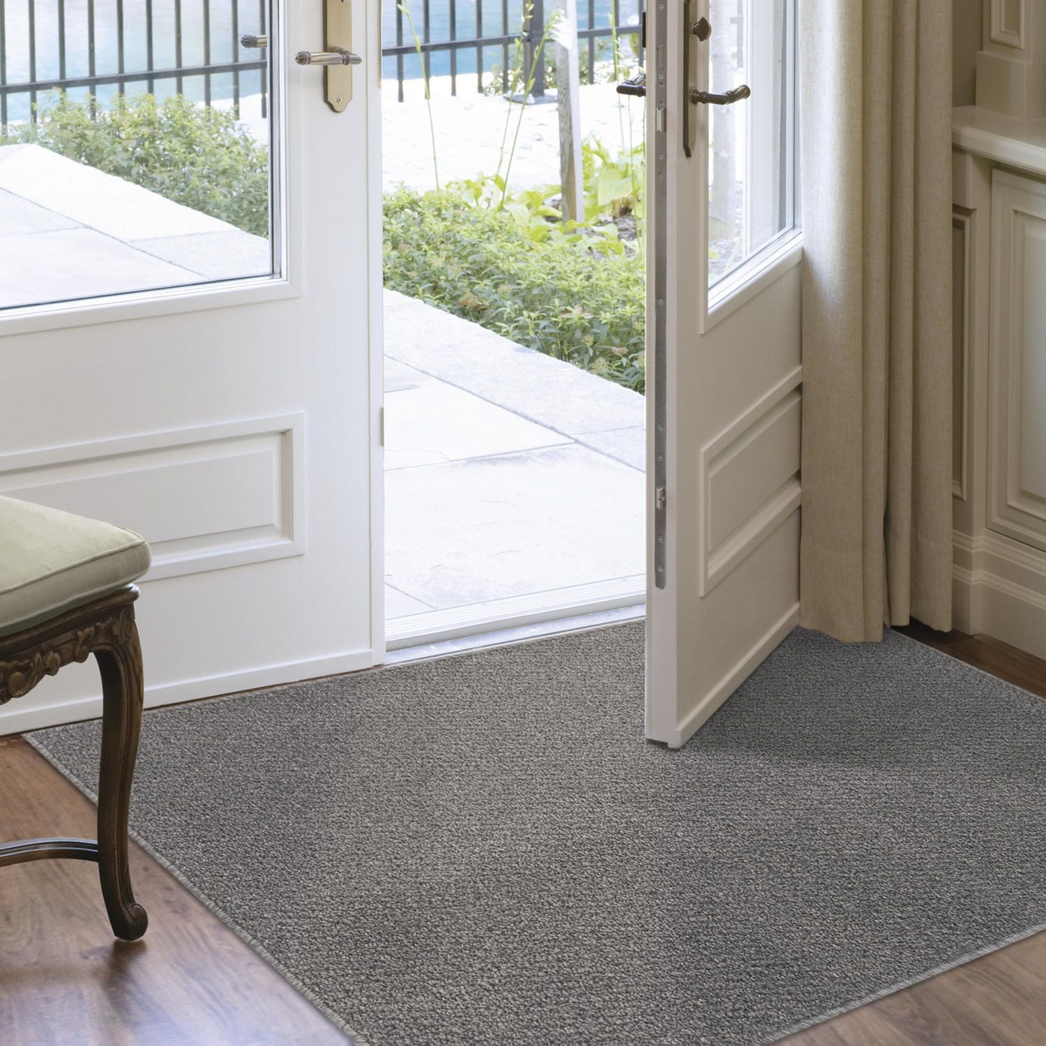 Tapis Lincoln gris de 3 pi x 4 pi