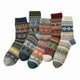 thumbnail image 1 of Calcetines térmicos para hombre, 5 pares de calcetines gruesos y cálidos de invierno, de lana transpirable, talla 37-44, 1 of 5