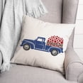 thumbnail image 3 of Creative Products Vintage Patriotic Stars Truck 18 x 18 Indoor / Outdoor Pillow, 3 of 3