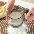 thumbnail image 5 of Mfigree Flour Sifter for Baking, Double layer Flour Sieve with Lid, Semi-Automatic Handheld Powder Sifters,Fine Mesh Screen Powder Sifters with Scale for Cooking Baking Kitchen Sugar Utensil, 5 of 9