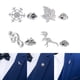 thumbnail image 1 of Pin de solapa con insignia 4 piezas para hombre, , para proteger, broche con clip de , accesorios de joyería clásica, Yinane Insignia de pin de solapa de cuello para hombre, 1 of 8