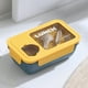 thumbnail image 1 of Fiambrera, Bento Boxes, Fiambrera de Plástico, Caja para Conservar la Frescura, Horno Microondas, Sellada, Aislante Térmico, Fiambrera con Vajilla, 1100ML, Fiambreras, 1 of 3