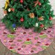 thumbnail image 3 of Falda para árbol de Navidad Grinc_H, suave y divertida, decoración navideña navideña de granja de 36", 3 of 4