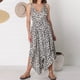 thumbnail image 3 of Mono De Verano Traje de vacaciones con estampado de leopardo de una pieza sexy asimétrico para mujer Cgtredaw Blanco 4Xl para Mujer, 3 of 6