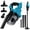 0 Battery, variant on BAOKALER Cordless Vacuum Cleaner with 2×4.0Ah Battery, 400W/16kpa Car Vacuum with 4 Multi Nozzle, Handheld Vacuum for Hard Floor Home & Workshop, Yellow
