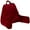 Maroon, variant on Cheer Collection Shredded Memory Foam TV Pillow & Backrest
