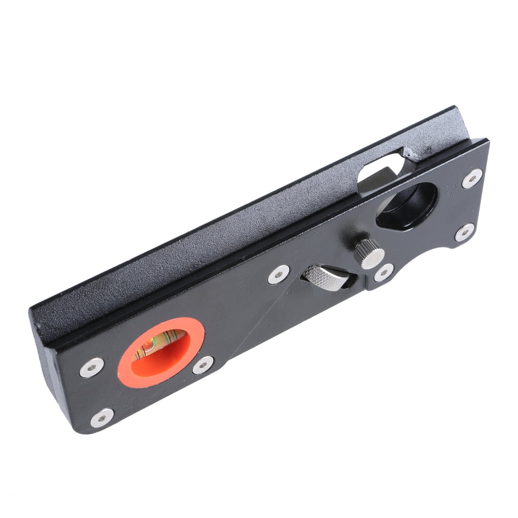 Portable Chamfer Plane Set – 7 Interchangeable Cutter Heads, Aluminum Body, Carbon Steel Blades, For Wood Edge Trimming & Rounding