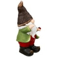 thumbnail image 4 of Northlight Gnome with Ladybug Outdoor Garden Statue - 15.75", 4 of 7