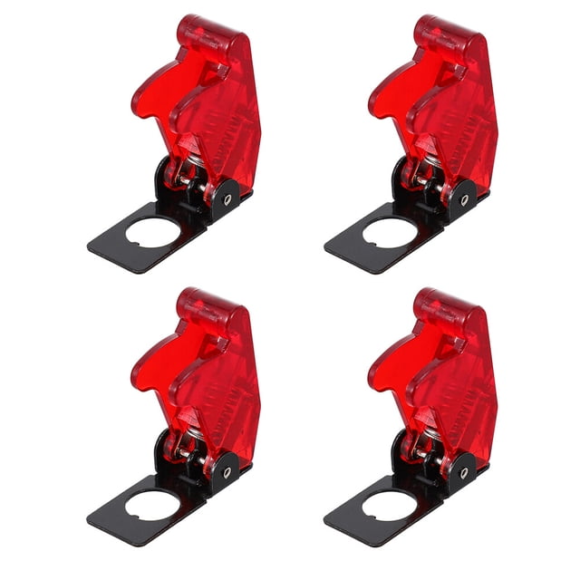 4 Pcs Couvercles de Sécurité pour Interrupteur à Bascule Garde Protecteur pour Interrupteur