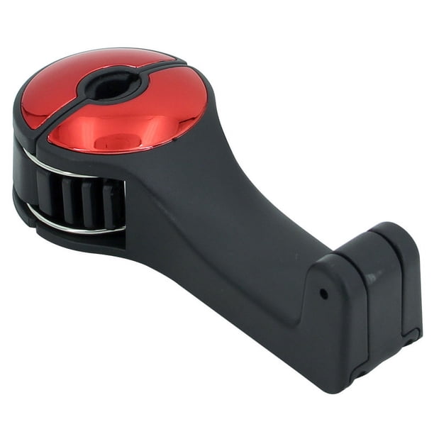 Nuevo gancho rojo 2 en 1 para reposacabezas de coche, soporte para teléfono, colgador portátil para asiento trasero, gancho de almacenamiento, clip para soporte de teléfono automático