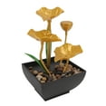 thumbnail image 3 of Tabletop Fountain, Fountain Running Water Ornaments Three Gears Pump Spray Painting Easy To Install Triple  Design Plastic  For Office, 3 of 7