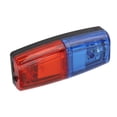 thumbnail image 1 of Mini LED Strobe Light, Energy Efficient Secure Clip Warning Shoulder Light Plastic  for Cycling Red and Blue,Yellow,Blue and Yellow,Red,Transparent, 1 of 7