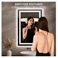 thumbnail image 2 of 23.6"x35.4" LED Bathroom Mirror with Lights, Anti-Fog, Dimmable, Backlit & Front Lit, Memory Function, Easy Installation for Modern Bathrooms, 2 of 7