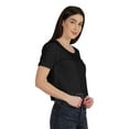 thumbnail image 3 of Inkmeso Regular Street Style Crop Top Scoop Neck Tee For Womens Cotton Tshirt, 3 of 7