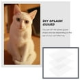 thumbnail image 2 of Soimiss 3Pcs Practical Acrylic Cat Litter Box Splash Guards for Home Pet Toilet, 2 of 8