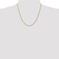 thumbnail image 2 of 14k Yellow Gold 1.75mm Diamond Cut Solid Rope Chain w/ Lobster Clasp 20", 2 of 5