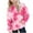 #001 Hot Pink, variant on Kids Girls Boys Pullover Hoodies Sweatshirts Warm Loose Casual Girls Hoodies Trendy Long Sleeve Tops Tie Dye Sweat Top Loungewear Gym TrackFleece Jumper Sportswear