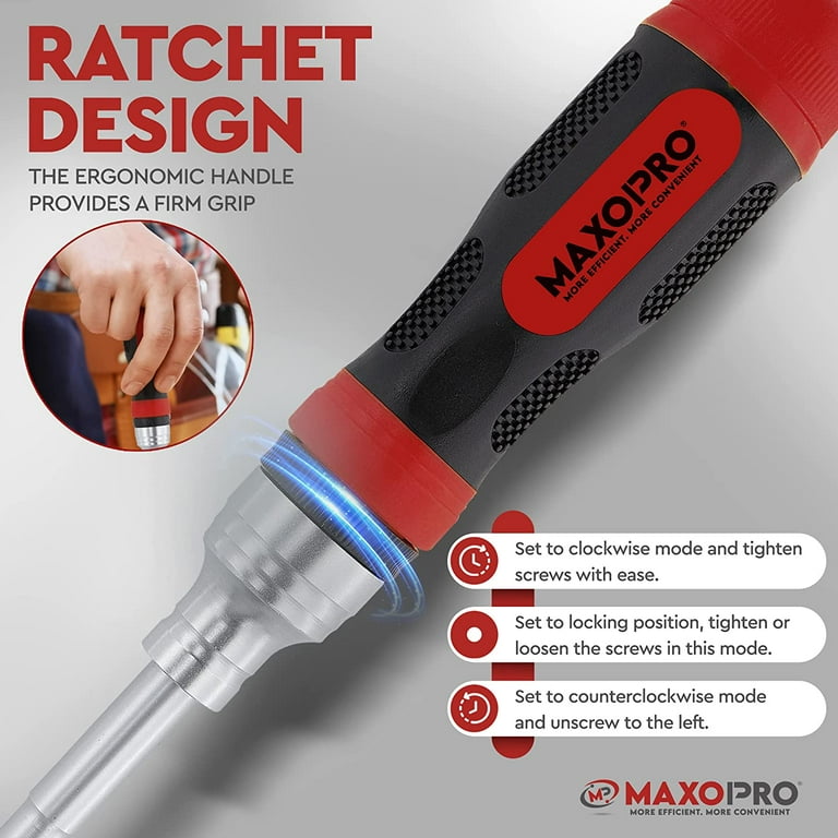 Magnetic 2024 ratcheting screwdriver