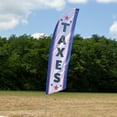 thumbnail image 2 of Vispronet Taxes Feather Flag Kit, 13.5' Flag with Pole Set and Ground Stake, 2 of 7