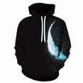 thumbnail image 3 of Venom spring and autumn men's 3D printing Venom hooded hoodie, 3 of 5