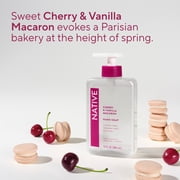Native Liquid Hand Soap, Cherry & Vanilla Macaron, Non-drying, Naturally Derived Cleansers, Sulfate Free, 13 fl oz