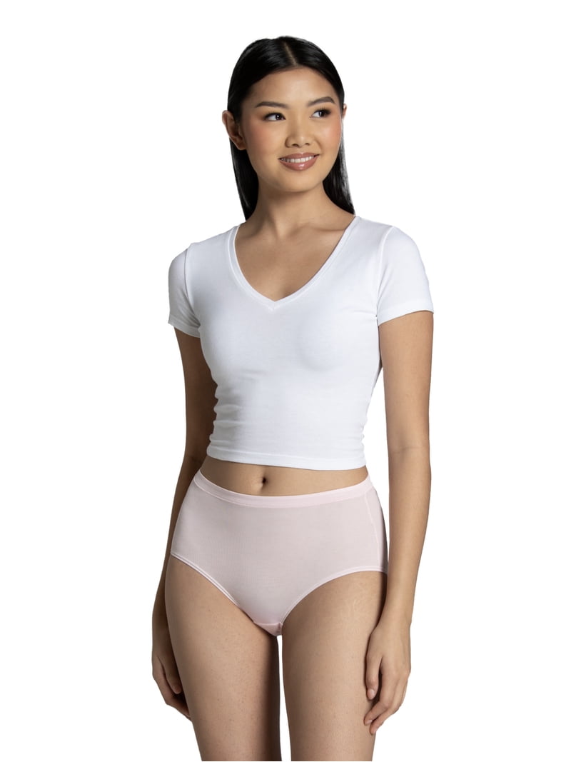 筋肉少女帯 KINGSHOW L FRUIT OF THE LOOM Fruit of the Loom Energize Cotton Stretch Bikini - 4-Pack