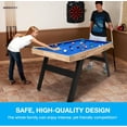 thumbnail image 2 of EastVita 4ft Pool Billiard Table, Portable Pool Game Table with 2 Cue Sticks, 16 Balls, Triangle, Chalk for Kids Adults Family Game Room, Blue, 2 of 7