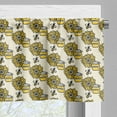 thumbnail image 5 of Ambesonne Queen Bee Valance & Curtain, Honey Jars and Sunflowers, 55"x36", Mustard Taupe, 5 of 7