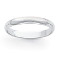 thumbnail image 2 of Platinum 3mm Half-Round Wedding Band Size 12, 2 of 3