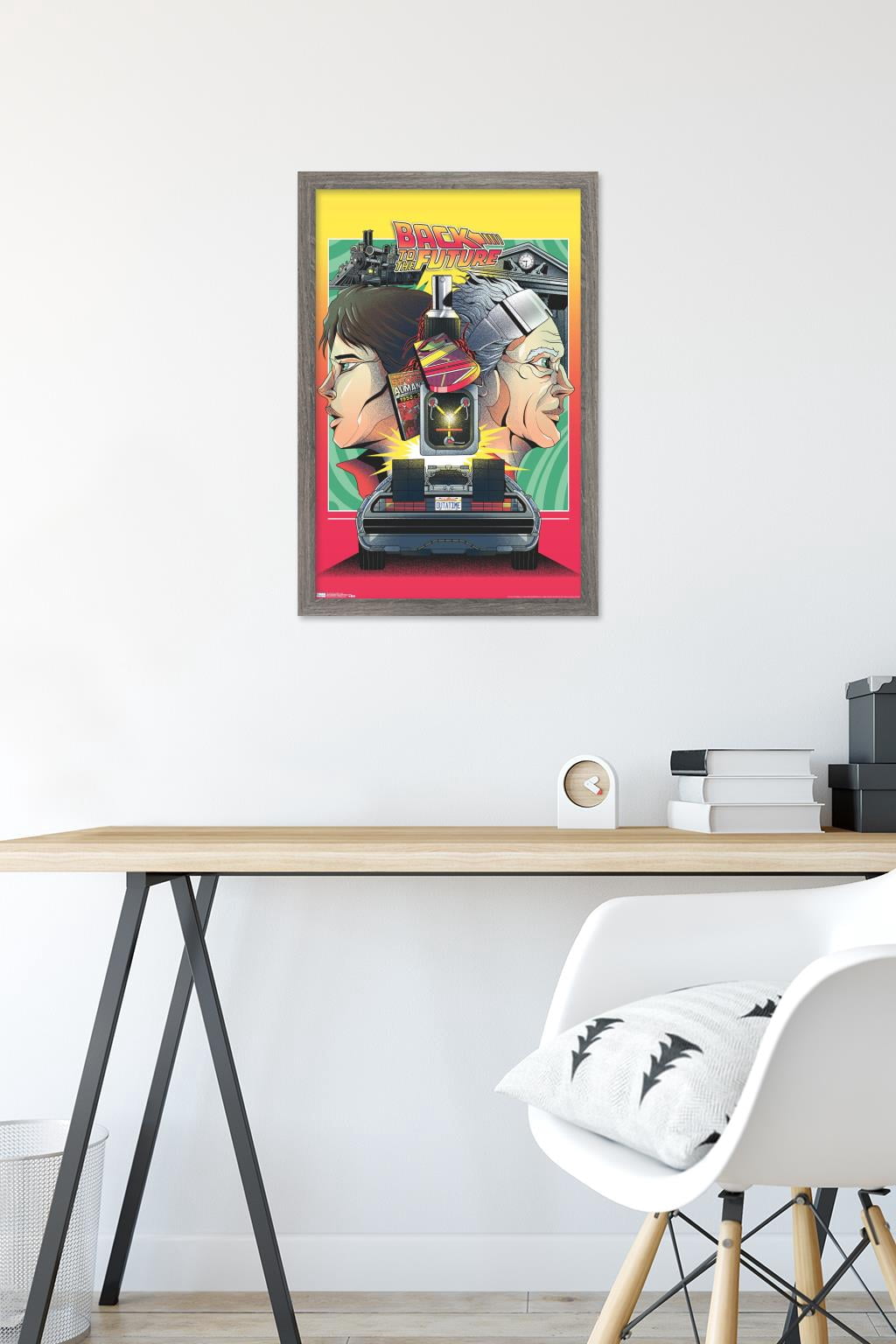 Back to the Future - Icons Wall Poster, 14.725" x 22.375" Framed