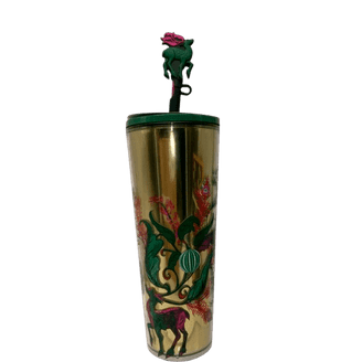 Wicked Starbucks Stainless Steel Vacuum Sealed Tumbler Gold