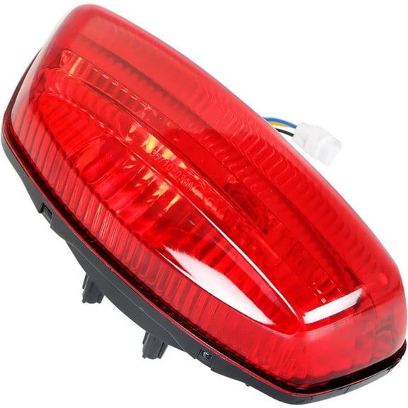 SHZAITOR Rear Brake Tail Light Red Lens Replacement for 35710-03G20 Replacement for Suzuki LTF 250 LT-Z250 LTZ 400 Z LT-F