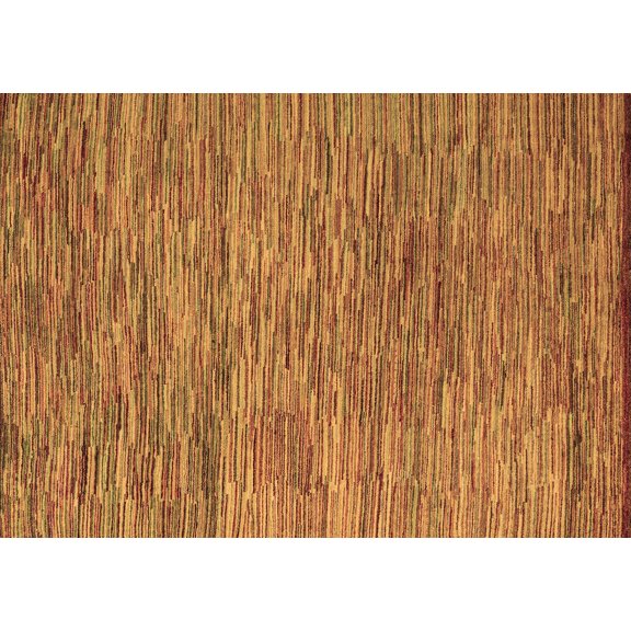 Ahgly Company Indoor Rectangle Abstract Brown Modern Area Rugs, 3' x 5'