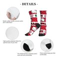 thumbnail image 3 of Balery Christmas Hat Cute French Bulldog Cooling Arm Sleeves for Men & Women – Breathable, Moisture-Wicking Arm Sleeves for Women, Men & Kids, 3 of 5