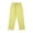 Yellow, variant on Xijirk Women Full Length Straight Leg Casual Trousers with Elastic Adjustable Tie Waist Side Storage Pockets Light Airy Soft Roll Up Ankle Pants for Daily Beach Home Outdoor Leisure Wear,Beige,5XL
