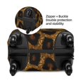 thumbnail image 2 of Gukieu Golden Leopard Glitter Print Suitcase Protective Cover, Elastic Zipper Buckle Suitcase Protective Cover, Suitable for Travel, Business Trip-Large, 2 of 7