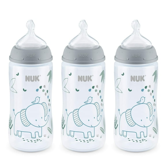 Biberón NUK Smooth Flow anticólico de 300 ml, paquete de 3