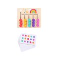 thumbnail image 2 of Wooden Multichannel Colorful Balls Walking Puzzle Board Teaching Four Color Balls Walking Game Mind Thinking Training Holiday Gift, 2 of 6