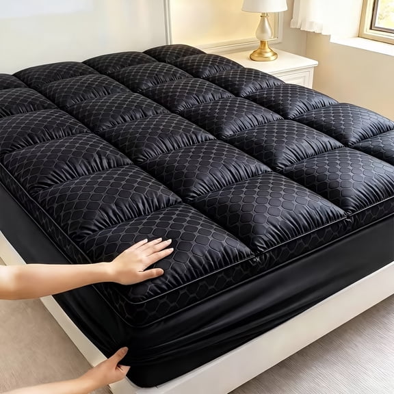 Mattress Topper, Mattress Cover, Quilting Elasticity Stretchable From 8 To 21 Inches DeepPockets Mattress Pad For Bed, Bedding