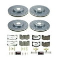 thumbnail image 2 of PowerStop Front and Rear Z26 Street Warrior Carbon-Fiber Ceramic Brake Pad and Drilled and Slotted Rotor Kit Fits: CHEVROLET Select Models K8530-26, 2 of 7