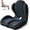 Black, variant on Ergonomic Back Support Seat Cushion,2-in-1 Seat Cushion and Backrest with L-Shaped Design,Ergonomic Memory Foam Seat Cushion for Long Sitting,Back & Tailbone Pain,Raised Cushion for Lumbar and Butt