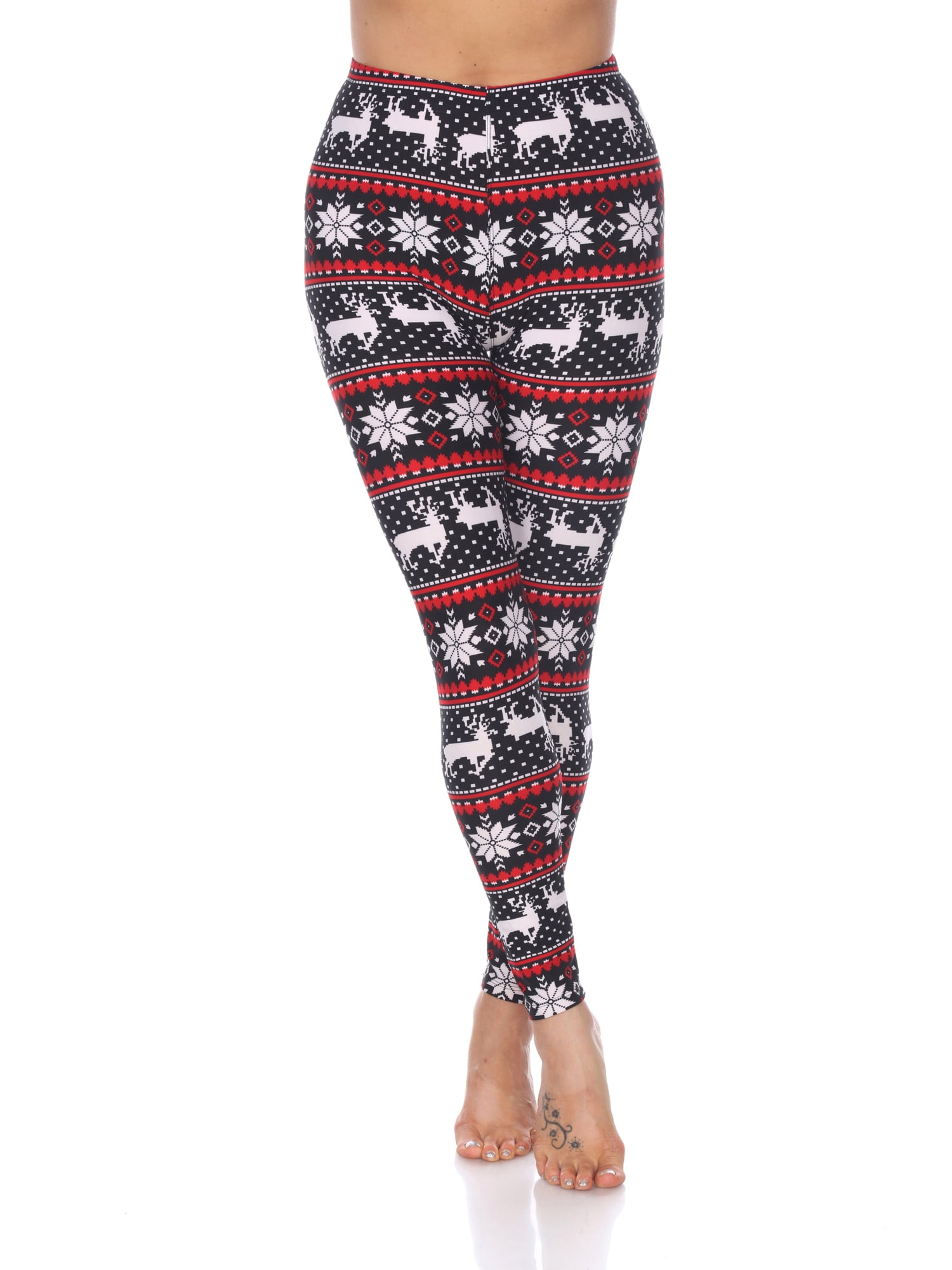 Women s Holiday Printed Leggings Walmart