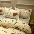 thumbnail image 4 of JUEGO DE CAMA Colores Prepy Ecológicos y Brillantes Vívidos de Alta Densidad Poliéster Fibra Camas Llenas para Dormitorios Hotel Hotel, 4 of 5