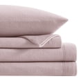 thumbnail image 2 of softan Flannel Sheets Queen 4-Piece Plush Fleece Sheet Bed Sets with 15" Deep Pocket Fitted Sheet, Flat Sheet and Pillowcase, Pink, 2 of 7