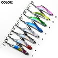 thumbnail image 3 of Long Casting Metal Sequin VIB Lure - Dog Rotating Jigging Iron Plate Fishing Bait, Ideal for Bass, Mimics Natural Prey, Hard Bait - 1 Pack, 3 of 9