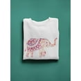 thumbnail image 3 of Pink Elephant In Bohemian Style. Sweatshirt Men -Image by Shutterstock, Male Medium, 3 of 4