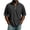 Black, variant on Guluxicc Men's Corduroy Shirts Quarter Zip Short Sleeve Shirts for Everyday Wear Summer Casual Outfits