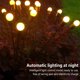 thumbnail image 3 of Bewildely 2 piezas de luz solar para decoración de fiestas, lámpara de jardín, paisaje, camino, herramienta de iluminación decorativa, patio exterior Iluminación y accesorios 6 cabezas calientes Bewildely HA073385-01, 3 of 6